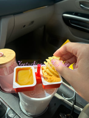 Straw Top Dip Holders