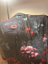 Load image into Gallery viewer, Moody Floral Muslin Blanket