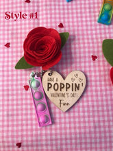 Load image into Gallery viewer, Pop Keychain Handmade Valentines