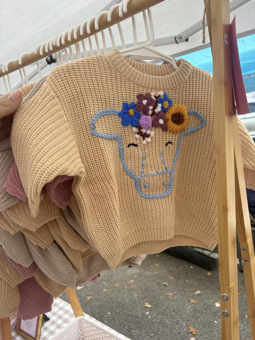 hand emroidered children's sweater