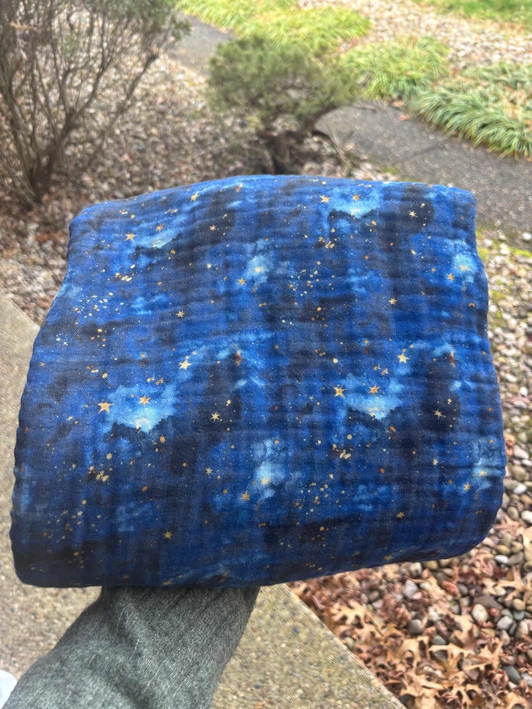 Galaxy Star Muslin Blanket