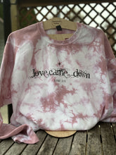 Load image into Gallery viewer, Pink Friday Love Came Down Custom Crewnecks