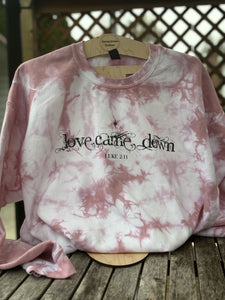 Pink Friday Love Came Down Custom Crewnecks