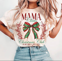 Load image into Gallery viewer, Pink Friday Mama Claus Custom Shirts