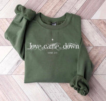 Load image into Gallery viewer, Pink Friday Love Came Down Custom Crewnecks