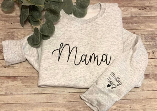 Embroidered Title Crewnecks